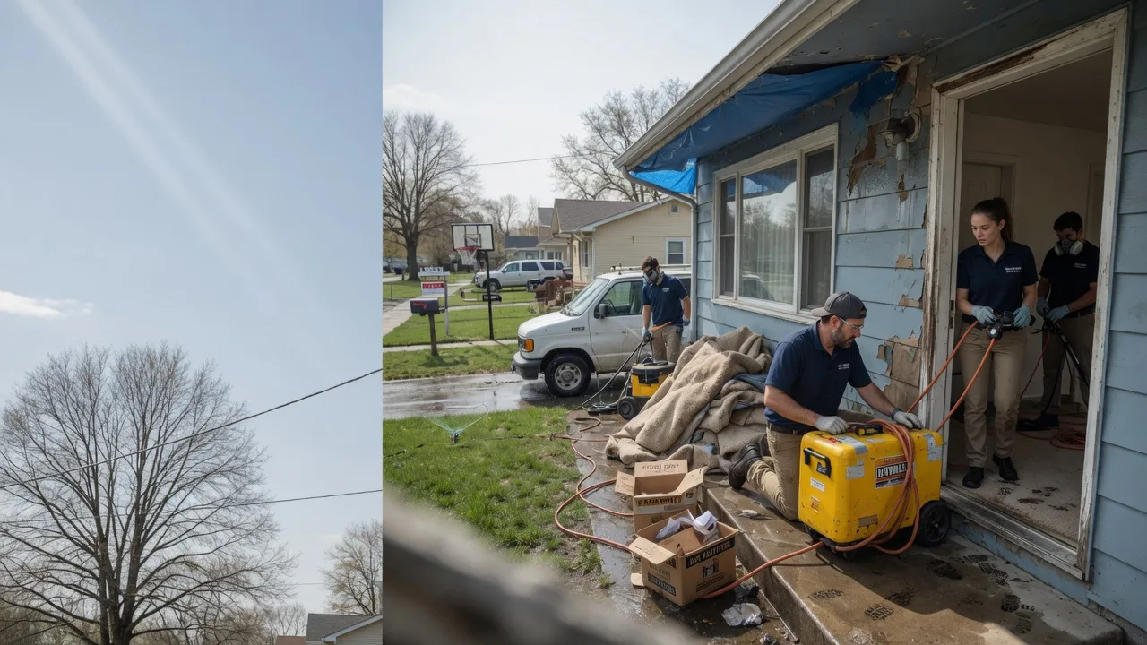 Basement Flood Cleanup in Toulon, IL near me